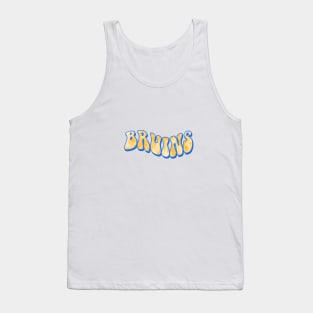 Los Angeles groovy lettering Tank Top